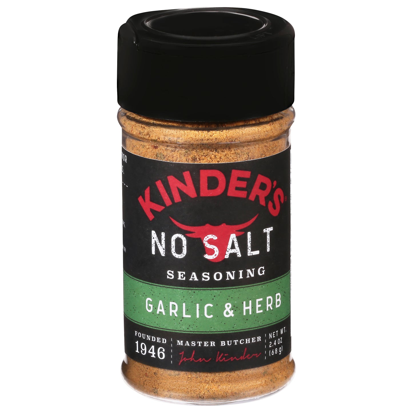 Kinders Spice No Salt Garlic Herb 2.4 oz (Pack Of 8)