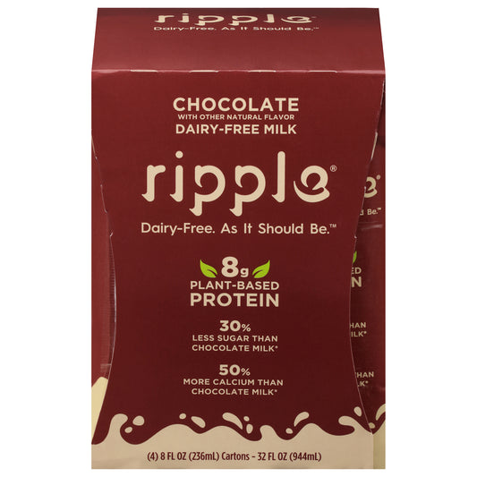 Ripple Milk Aseptic Chocolate 32 FO (Pack Of 4)