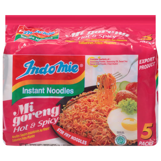 Indomie Indomie Hot Fried Noodles Mult 14.1 Oz (Pack Of 6)