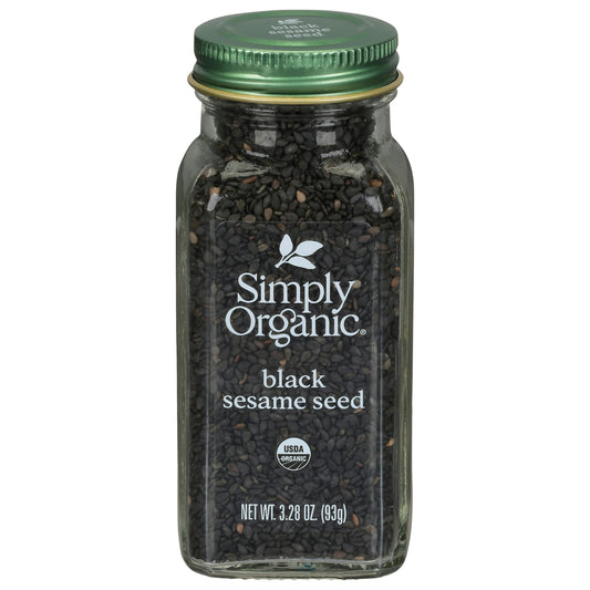Simply Organic Seasoning Seeds Black Sesame 3.28 oz (Pack of 6)