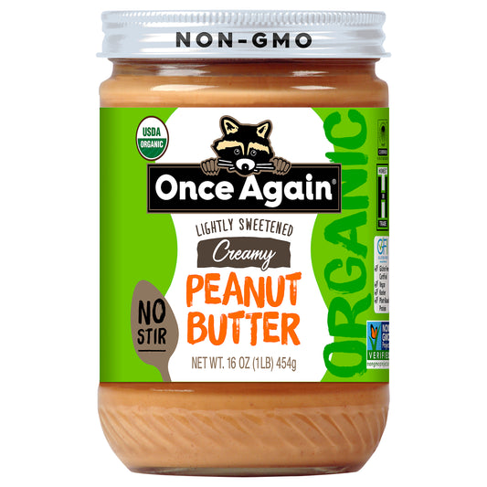 Once Again Butter Pnut No Stir Organic 16 Oz (Pack Of 6)