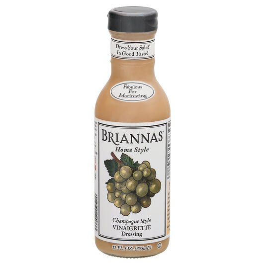 Briannas Dressing Vinaigrette Caper Champagne 12 oz (Pack Of 6)