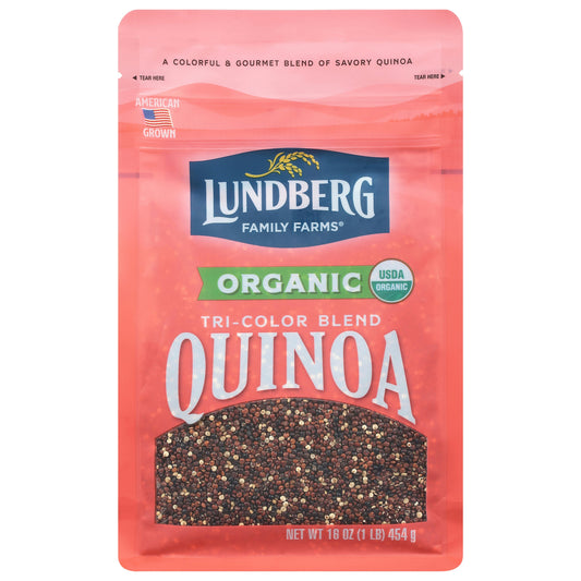 Lundberg Quinoa Tri Color Blend Organic 1 Lb (Pack of 6)