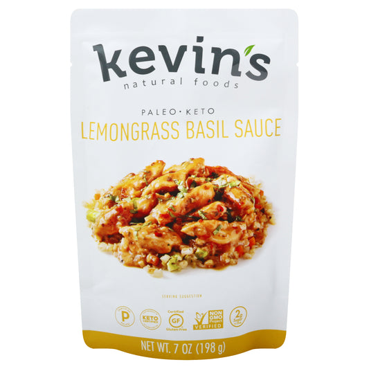 Kevins Natural Foods Sauce Lemongrass Basil 7 oz (Pack Of 12)