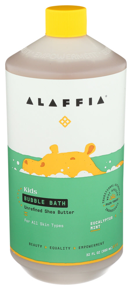 ALAFFIA (Pack of 5) Alaffia Everyday Bubble Bath Eucalyptus Mint 32 Fl Oz