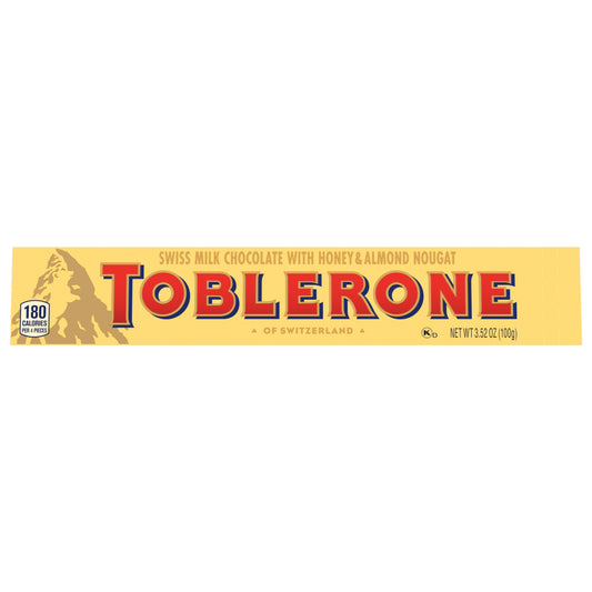 Toblerone Chocolate Bar Milk 3.52 oz (Pack Of 20)