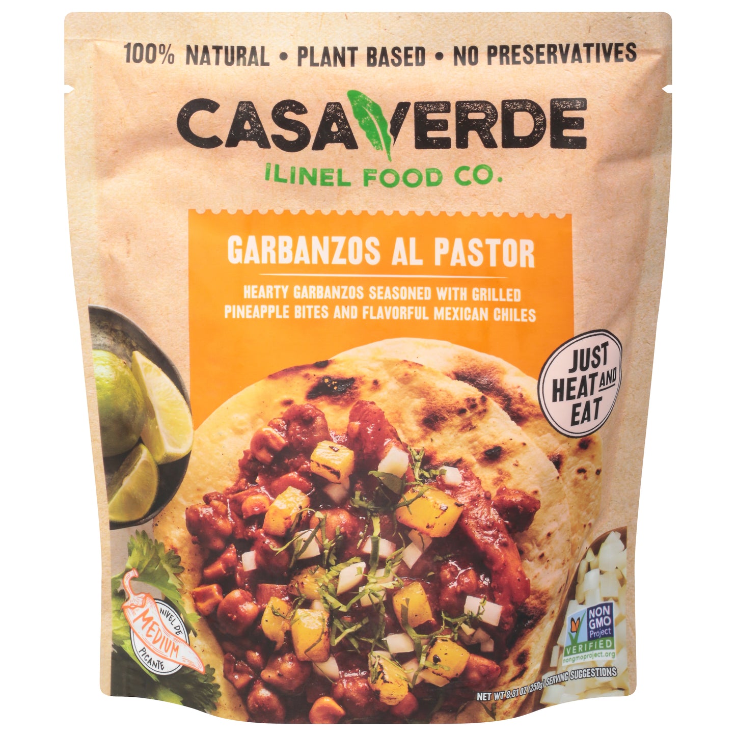 Casa Verde Garbanzos Al Pastor 8.81 Oz (Pack Of 6)