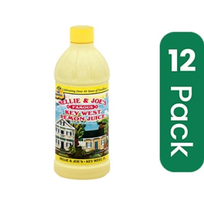 Nellie & Joes Juice Key West Lemon 16 FO (Pack of 12)