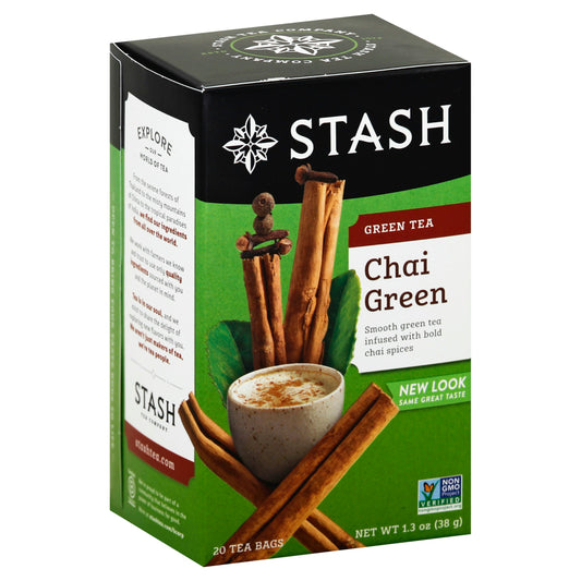 Stash Tea Tea Grain Chai 20 Bag (Pack of 6)