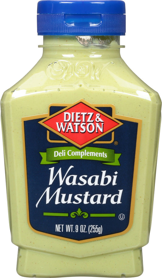 Dietz & Watson Mustard Wasabi 9 Oz Pack of 12