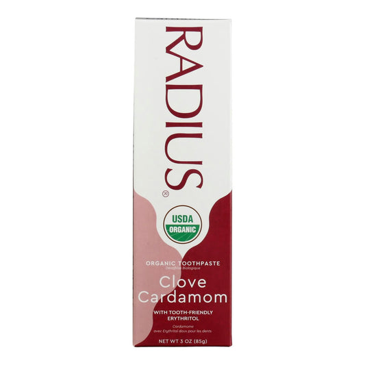 Radius - Toothpaste Clove Cardamom - 3 oz