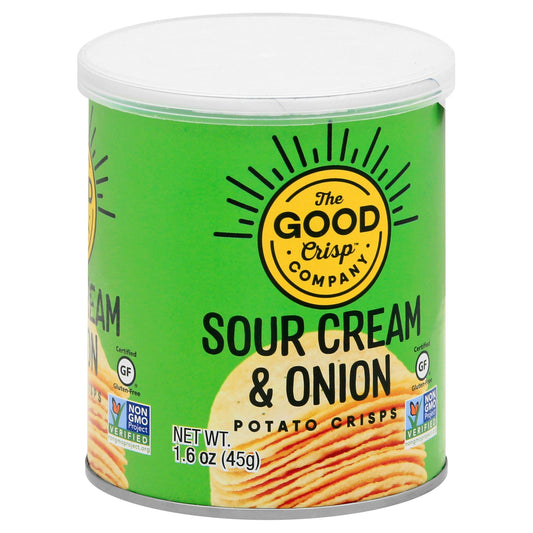 The Good Crisp Company Crisp Sour Cream Onion S 1.6 Oz Pack of 12