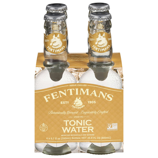 Fentimans Mixer Tonic Water 4Pk 26.8 FO (Pack Of 6)