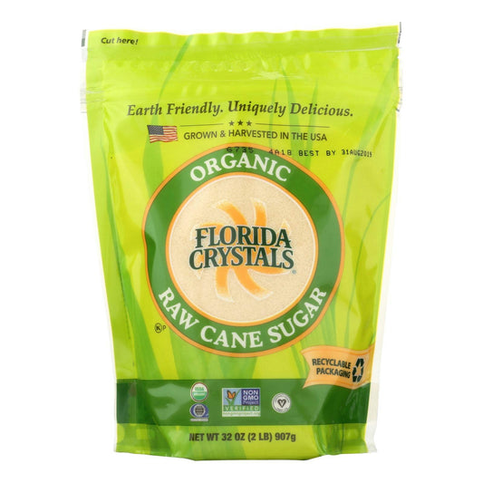 Florida Crystals Sugar Cane Organic 2 Lb Pack of 6