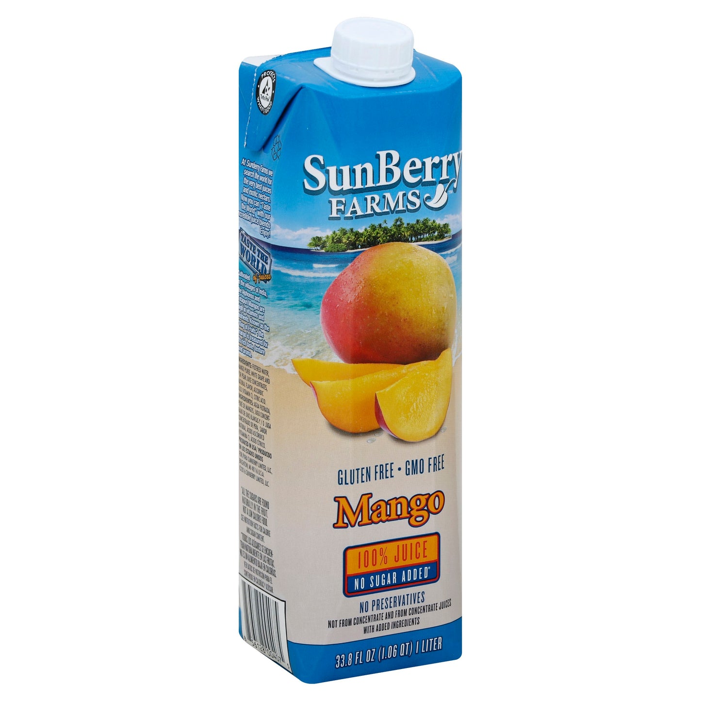 Sunberry Farms Juice Mango 100% 33.81 Oz Pack of 12