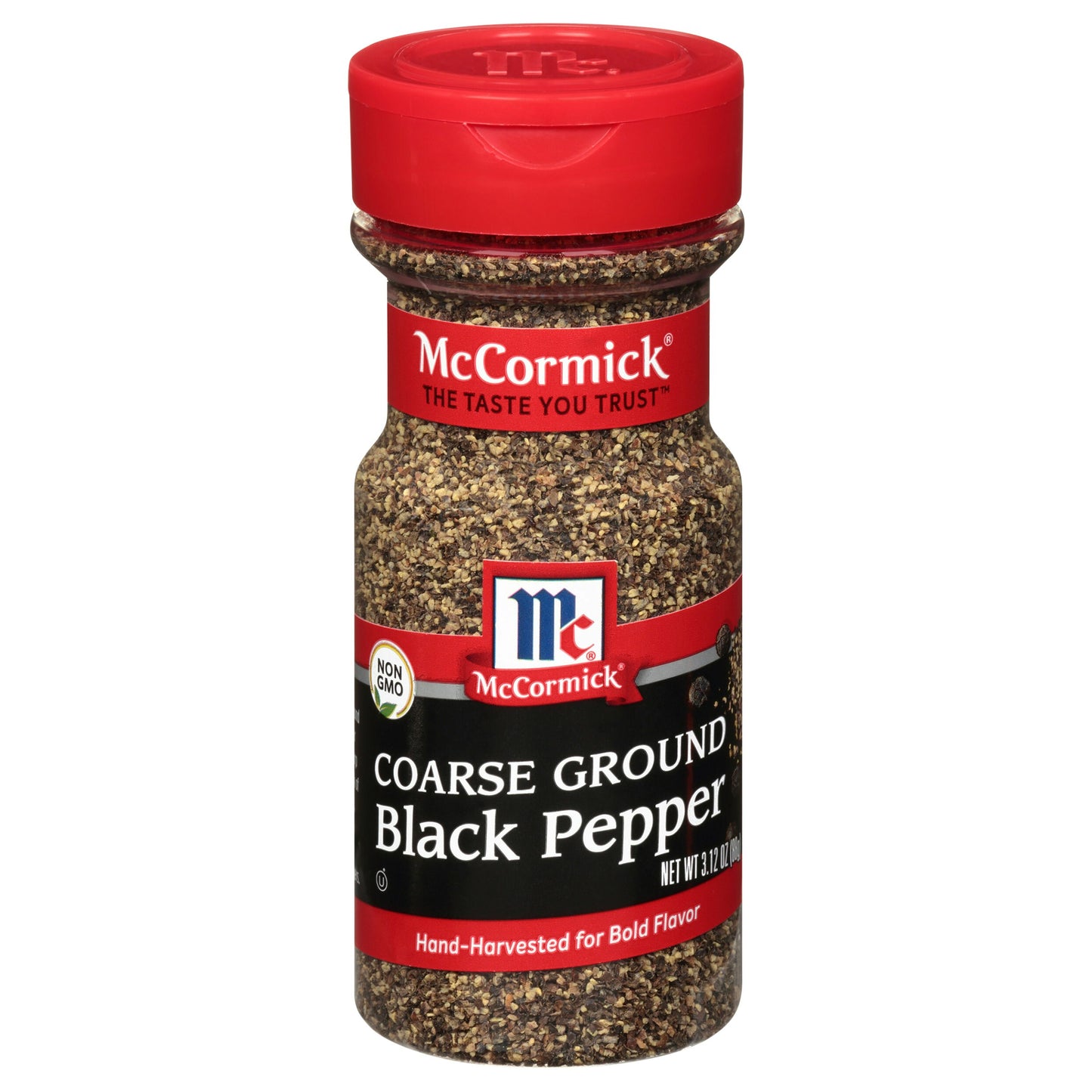 Mc Cormick Spice Pepper Black Coarse Ground 3.12 Oz Pack of 12