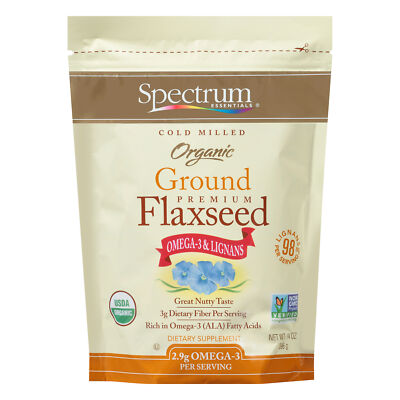 Spectrum Essential Flaxseed Ground Organic