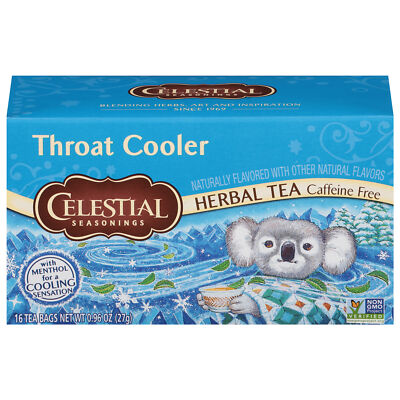 Celestial Seasonings Tea Throat Cooler 16 bag