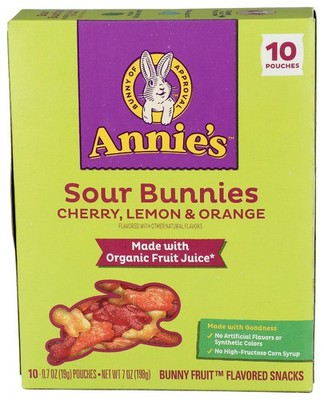 Annie's Homegrown Fruit Snack Sour Bunny
