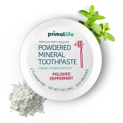 Primal Life Organics Toothpowder Peppermint