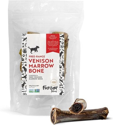 First Light Dog Treat Marrowbone Venison