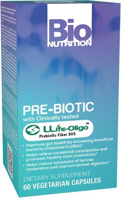 Bio Nutrition Pre Biotic W Life Oligo 60 Vegetarian Capsules