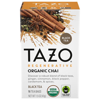 Tazo Tea Bag Chai Organic 16 bag