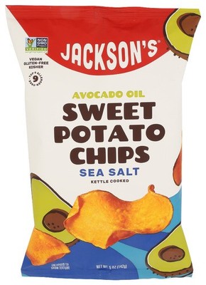 Jackson's Chips Sweet Potato Avocado Oil Sea Salt
