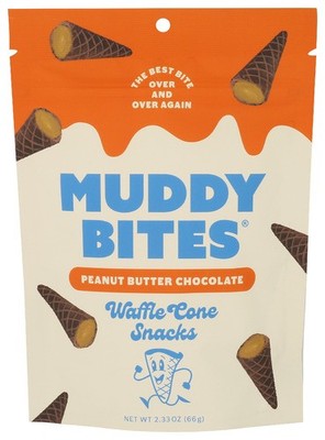 Muddy Bites Waffle cone Peanut Butter Chocolate