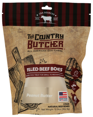 The Country Butcher Dog Bone Peanut Butter