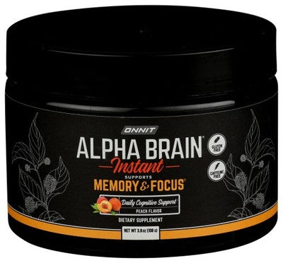 Onnit Alpha Brain Powder Peach