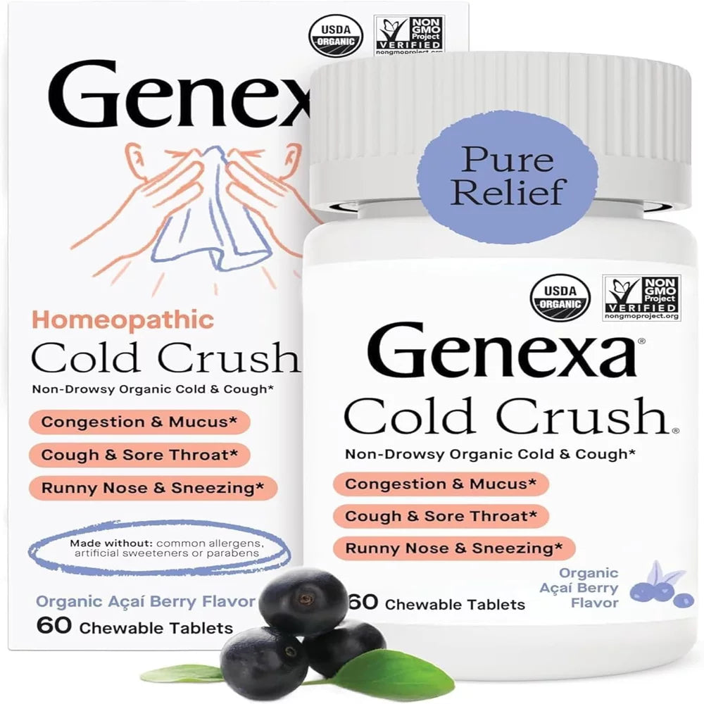 GENEXA (Pack Of 2) Genexa Cold Crush 60 Tablets
