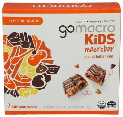 Gomacro Bar Peanut Butter Cup Kids