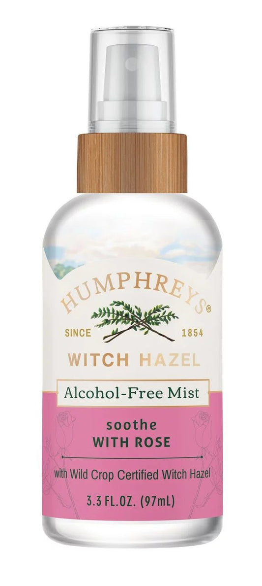 Humphreys Mist Witch Hazel Rose 3 Oz (Pack of 12)