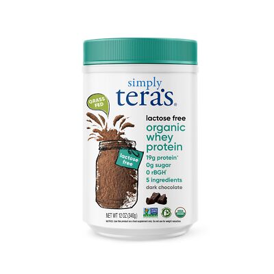 Simply Teras Whey Protein Lactose Free Chocolate Organic