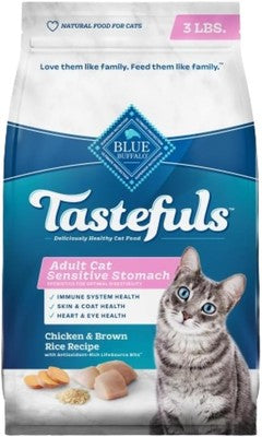 Blue Buffalo Food Cat Tastefuls Adult Sensitive