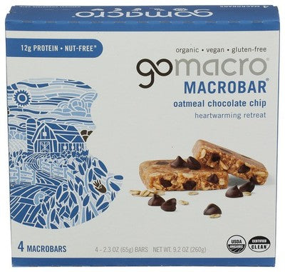 Gomacro Bar Oatmeal Chocolate Chip