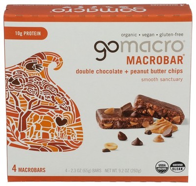 Gomacro Bar Double Chocolate Peanut Butter Chip