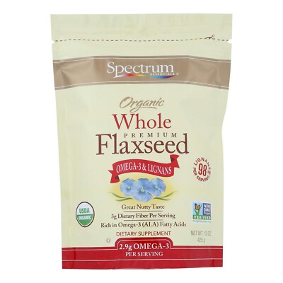 Spectrum Essential Flaxseed Whole Organic