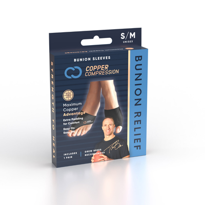 Copper Compression Sleeve Bunion Small/Medium