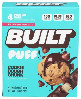 Built Bar Cookie Dough Chunky 4 Pieces
