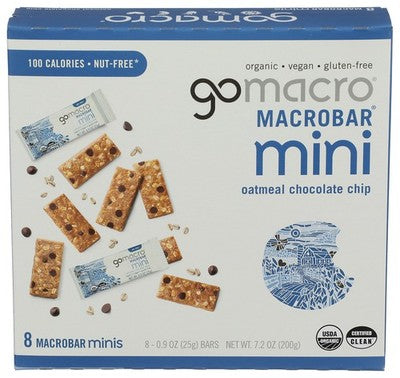 Gomacro Bar Oatmeal Chocolate Chip Mini