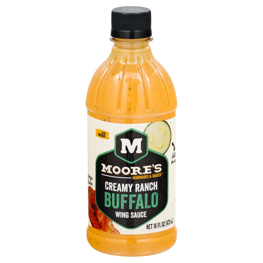Moore Sauce Buffalo Wing Ranch 16 oz (Pack Of 6)