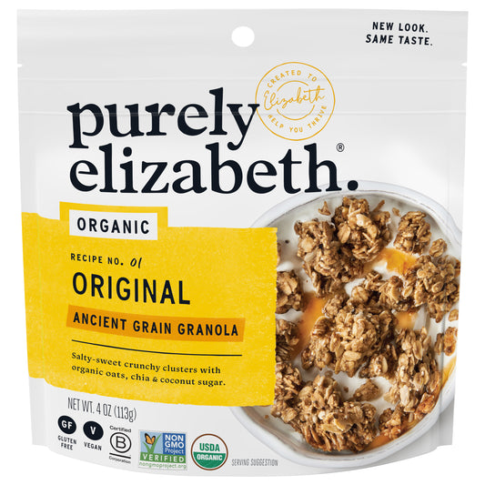 Purely Elizabeth Granola Ancient Grain Snack Pieces 4 Oz (Pack Of 10)