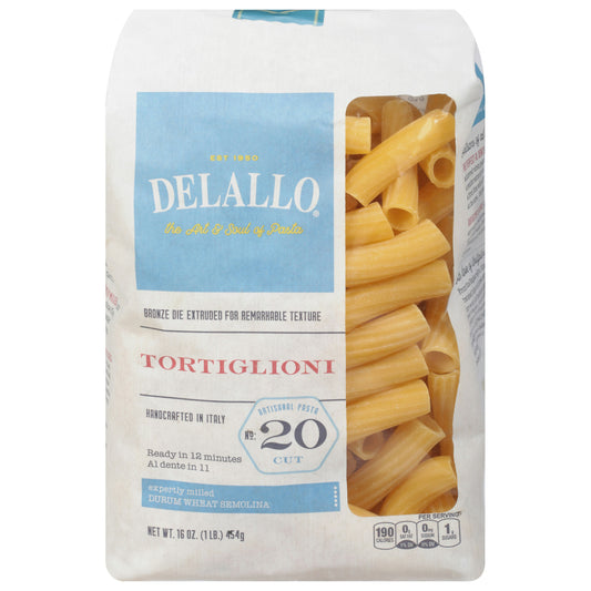 Delallo Tortiglioni #20 16 oz (Pack Of 8)