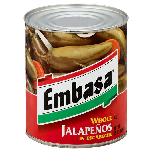 Embasa Pepper Jalapeno Whole 26 oz (Pack Of 6)