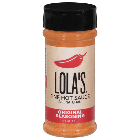 Lolas Fine Hot Sauce Seasoning Original 3.9 Oz (Pack Of 12)