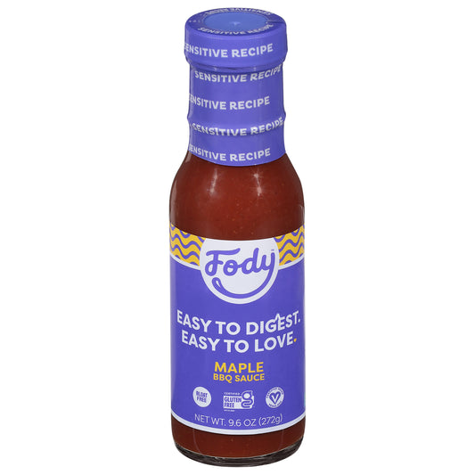 Fody Food Co Sauce Barbeque Maple 9.6 oz (Pack Of 6)