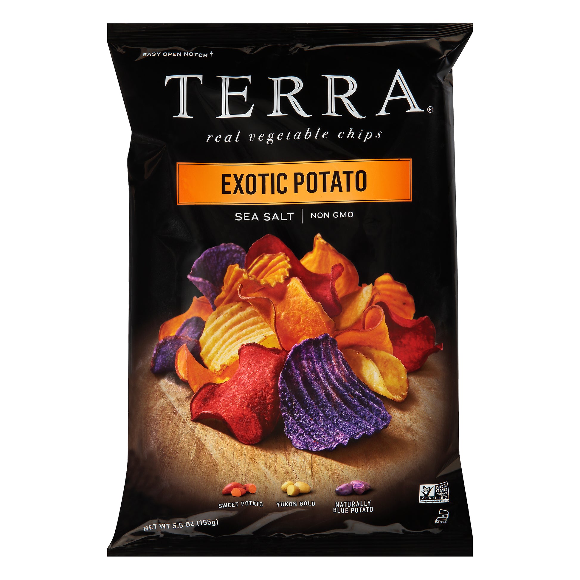 Terra Chips Chip Exotic Potato Sea Salt 5 oz (Pack Of 12)