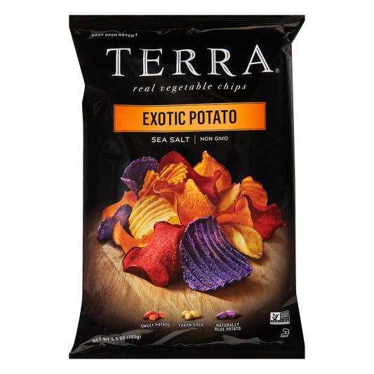Terra Chips Chip Exotic Potato Sea Salt 5 oz (Pack Of 12)